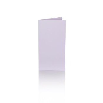 Folding cards 3.94 x 7.87 in - pastel lilac