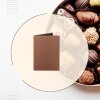Cartes pliantes 12x17 cm - chocolat