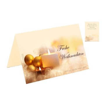 Christmas card 15x10 cm - - with envelope DIN C6