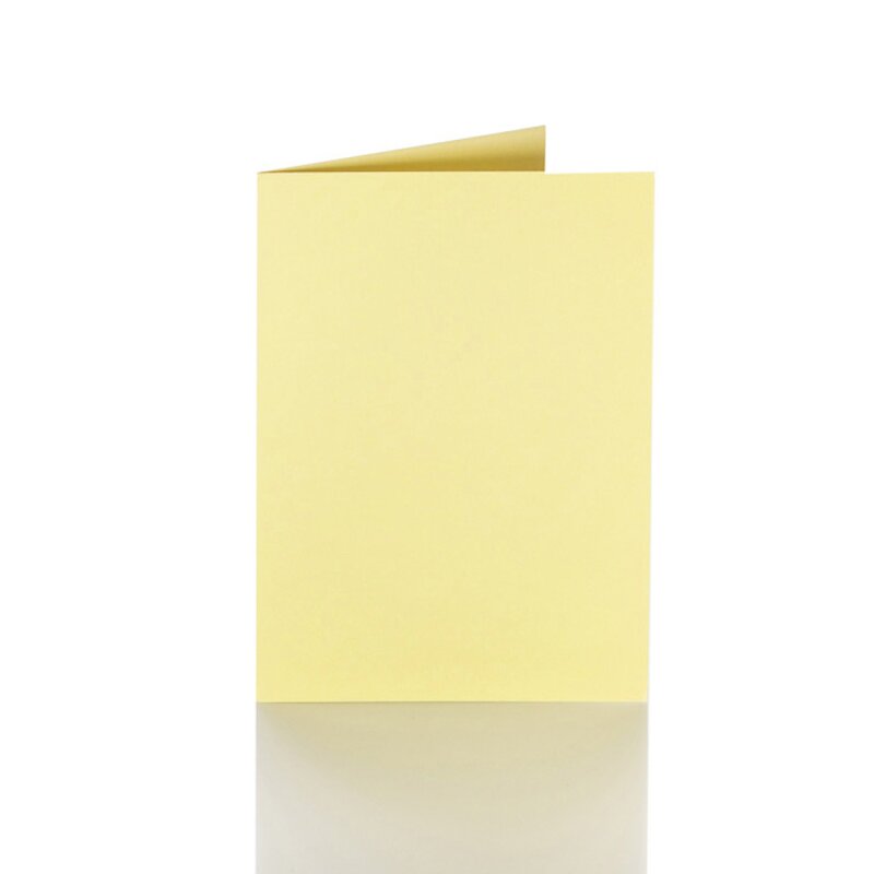 Faltkarten 10x15 cm - gelb