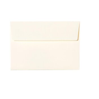 Envelopes C6 (4,48 x 6,37 in) - delicate cream with...