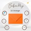 Enveloppes C8 (5,7x8,1 cm) - Orange