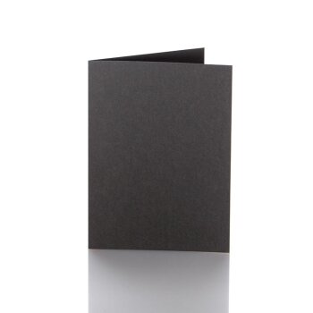 Tarjetas plegables 10x15 cm - negro