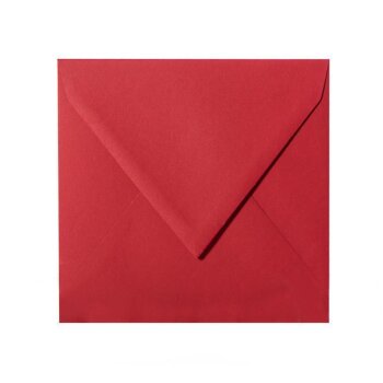 25 envelopes 6.29 x 6.29 in, 120 g / m² wine red