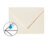 Envelopes DIN B6 (4,92 x 6,93 in) - delicate cream 120 g / sqm with inner lining - wet adhesive